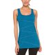 Peacock Blue Madam Casual Sleeveless Top Lightweight