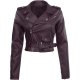 Dark Eggplant Lady Fashion Jackets Casual style