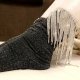 Womens Vintage Sock Boots With Tassels