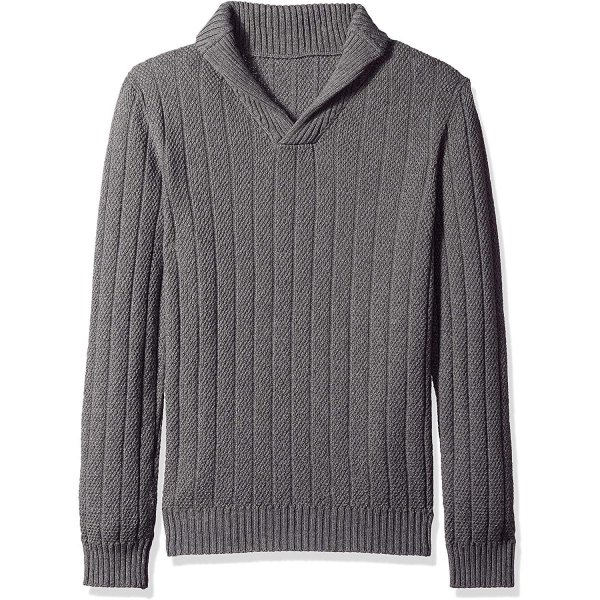 Heather Grey Masculinity Formal SweatersAutumn Winter Sweater