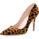 Leopard Print Womens Slip On And Soft Heels Timeless And Chic Appearance