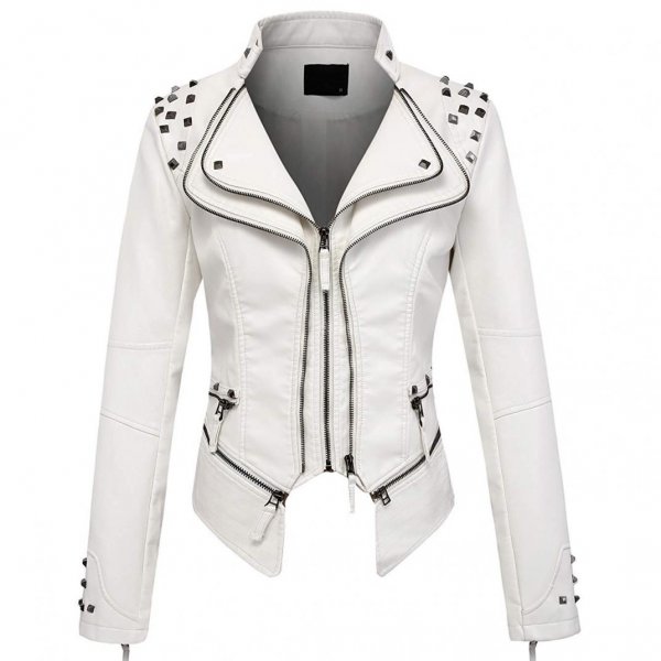 White Female Formal Over Coat Comfortable