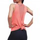 Peach Women Fashion Sleeveless Wear Gym Sport