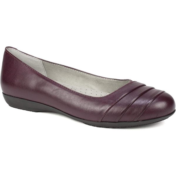 Burgundy (Wide) Femininity Leisure Shoes Style