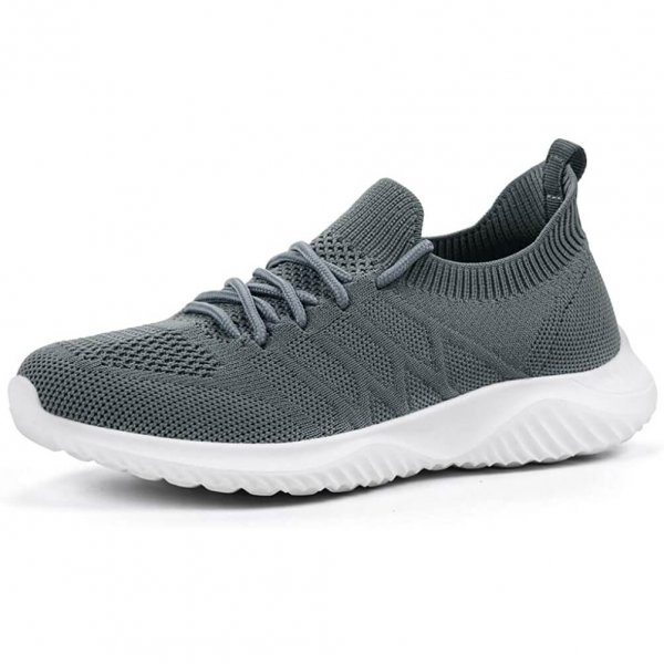 Z1804 Darkgray Lady Sports Shoes New Breathable Active Sneaker Suitable Daily Wear