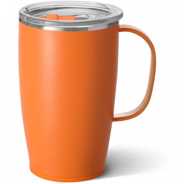 Matte Orange Delicacy Hot Coffee Cup Safe Cups Travel Mug