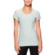 Grey Mist Heather Lady Comfortable Short Sleeve Gear Gym Sport