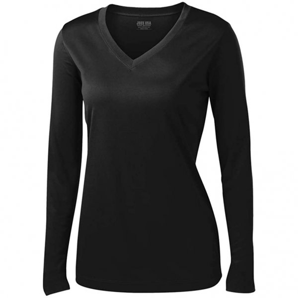 Black Women's Fashion Long Sleeve Activewear For Workout