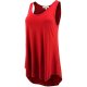 Dark Coral Madam Comfortable Sleeveless Top For Workout