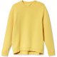 Lemon Yellow Women Lightweight And Comfortable Fabrics Sweatshirts Suitable For Vacation，Daily，Office，School