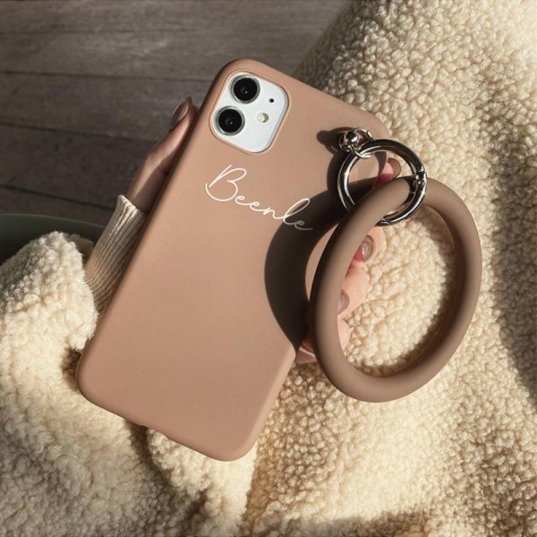 Unique！Caserano Customized Name Circle Ring For IPhone 12 Case