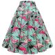 Flamingo-green Lady Beautiful Leisure Skirt For Office Wear