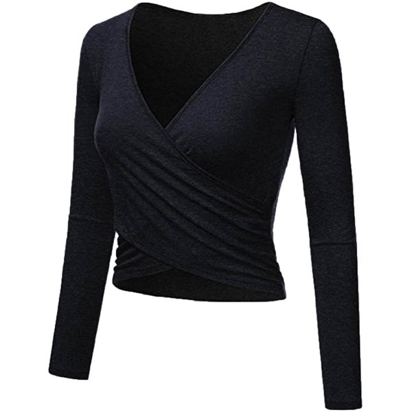 Charcoal Women Breathable Long Sleeve Clothes Exercise Running