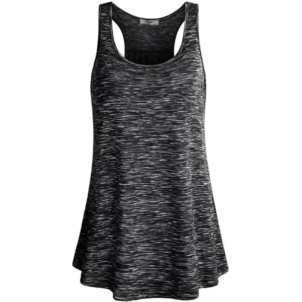 Black Women's Comfortable Sleeveless Wear For Workout