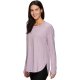 Light Purple Madam Breathable Long Sleeve Clothes Lightweight