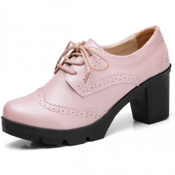 Light Pink Women's Balmorals Fashion Comfortable